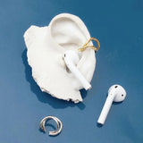 Geometric Double Layer Brass Ear Bone Clip - No Piercing