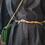 Hip Hop Metal Adjustable Silver Snake Necklace for Women Girls