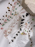 Colorful Acrylic Clear Stones Choker Necklace for Women