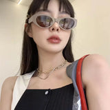 Punk Clavicle Necklace Thick Chain Hip Hop Multilayer Choker Necklace