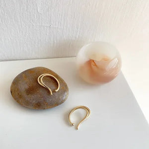Double Layer Metal Ear Bone Clip Earrings