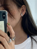 Double Layer Metal Ear Bone Clip Earrings