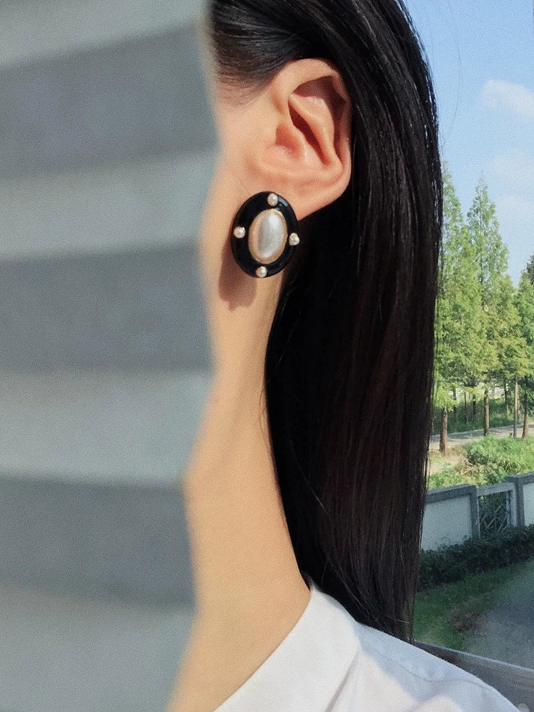 Baroque Pearl Ear Clips, No Piercing Needed, Women's Party Jewelry
