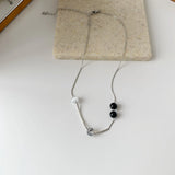 Purple Beaded Necklace for Women
