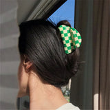 HUANZHI Multicolor Square Acetate Hair Clip Claw Women Hair Accessories