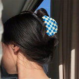 HUANZHI Multicolor Square Acetate Hair Clip Claw Women Hair Accessories