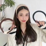 Vintage Sponge Pearl Hairband for Girls Women Hair Accessories