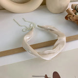 Vintage Sponge Pearl Hairband for Girls Women Hair Accessories
