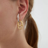 Metal Circle Ear Bone Clip for Girls