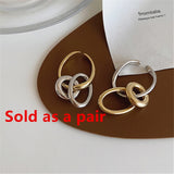 Metal Circle Ear Bone Clip for Girls
