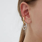Metal Circle Ear Bone Clip for Girls