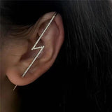Barbed Rose Stud Earrings 925 Silver Metal Geometric Jewelry