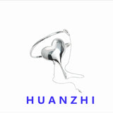 Punky Melting Heart Titanium Arm Bracelet For Women
