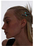 Vintage Luminous Lightning Hair Clip Irregular Hairpin