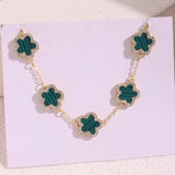 Colorful Rhinestone Flower Bracelet Wedding Vintage Jewelry