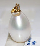 Large 12-14mm Natural South Sea Pearl Pendant