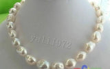 18in 12-15MM BAROQUE PEARL NECKLACE Silver clasp