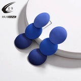 Summer Paint Gradient Disc Earrings