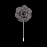 HUISHI Lapel Brooch 23 Flower Camellia Corsage Suit Men's Decorative Jewelry