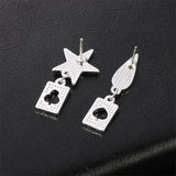 HUNTER X HUNTER Hisoka Poker Earring Stud Ear clip Jewelry Gift