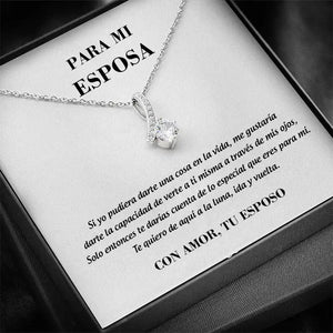 I Love You to the Moon - Wife Necklace
