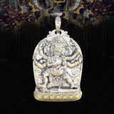 HX Big God Pendant Men's Domineering Personality Hipster Card Pendant Necklace