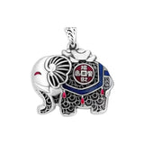 Retro Lucky Elephant Necklace Women's Elephant Pendant Sweater Chain