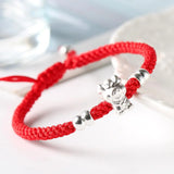 HX Chinese Zodiac Red Rope Bracelet for Women and Men - Year of Birth Bracelet