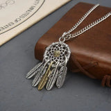 HX Dream Catcher Pendant Japanese Feather Pendant for Men and Women