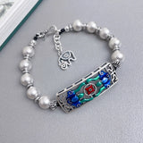 HX Fu In Front of the Eyes Bracelet Retro Style Personality Hand Jewelry