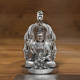 Stereo Six Character Motto Retro Pendant Sweater Chain Jewelry