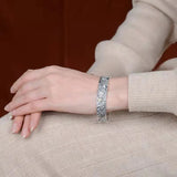 HX Lucky Pixiu Copper Coin Bracelet Retro Auspicious Cloud Bracelet