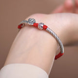 HX Guochao Ruyi Bracelet Hand-woven Red Bracelet for Men and Women