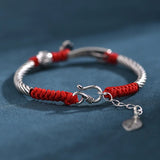 HX Guochao Ruyi Bracelet Hand-woven Red Bracelet for Men and Women