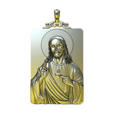 HX Guochao Hanging Buddha Necklace Men Women Pendant Cap