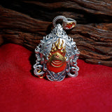 HX Huang Caishen Pendant Buddha Statue Amulet Necklace