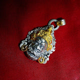 HX Huang Caishen Pendant Buddha Statue Amulet Necklace