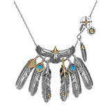 HX Indian Style Wild Taijiao Chain Flying Eagle Car Pendant