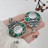 HX Lucky Bag Sweater Chain Necklace Ethnic Style Pendant