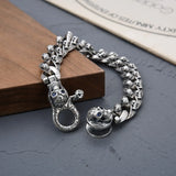 HX Arrival Graffiti Bracelet Men's Personalized Retro Skull Bracelet