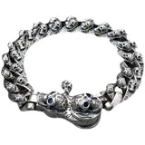 HX Arrival Graffiti Bracelet Men's Personalized Retro Skull Bracelet