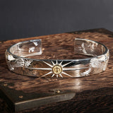 Retro Style Silver Bracelet Men Women Jewelry Accessories