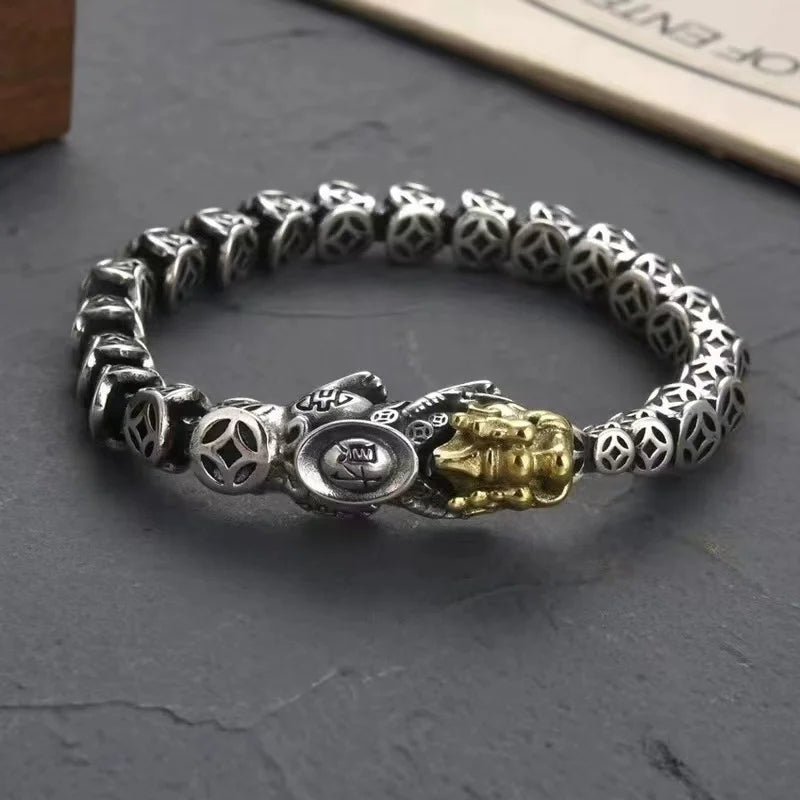 HX Pixiu Bracelet Antique Men's Wealth Bracelet