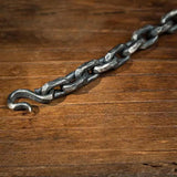 HX Silver Men's Horse Whip Chain Bold Bracelet Hexagonal