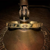 HX Eye of Horus Silver Bracelet for Men