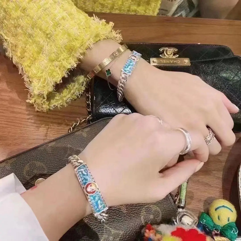 Thai Buddha Long Porui Bracelet 2557 Rooster Men and Women Hand Jewelry