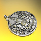 Thousand Hands Guanyin Pendant Retro Necklace for Men and Women