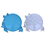 HXBA Tree-of-Life & Bird Resin Molds Wall Art Pendant Silicone Mold Epoxy Cast