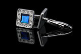 HYX Enamel cufflinks French Crystal shirt cufflinks French Shirt Men Jewelry
