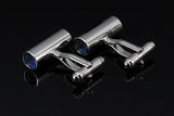 HYX Enamel Cufflinks French Hourglass Cuff Button Men's Jewelry